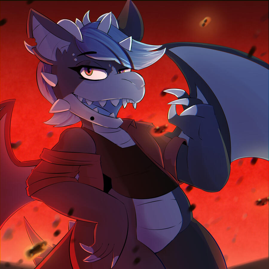 Full shading, thigh up