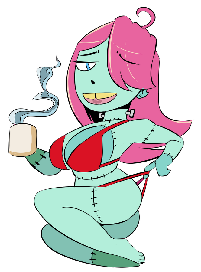 Flat colored, full body