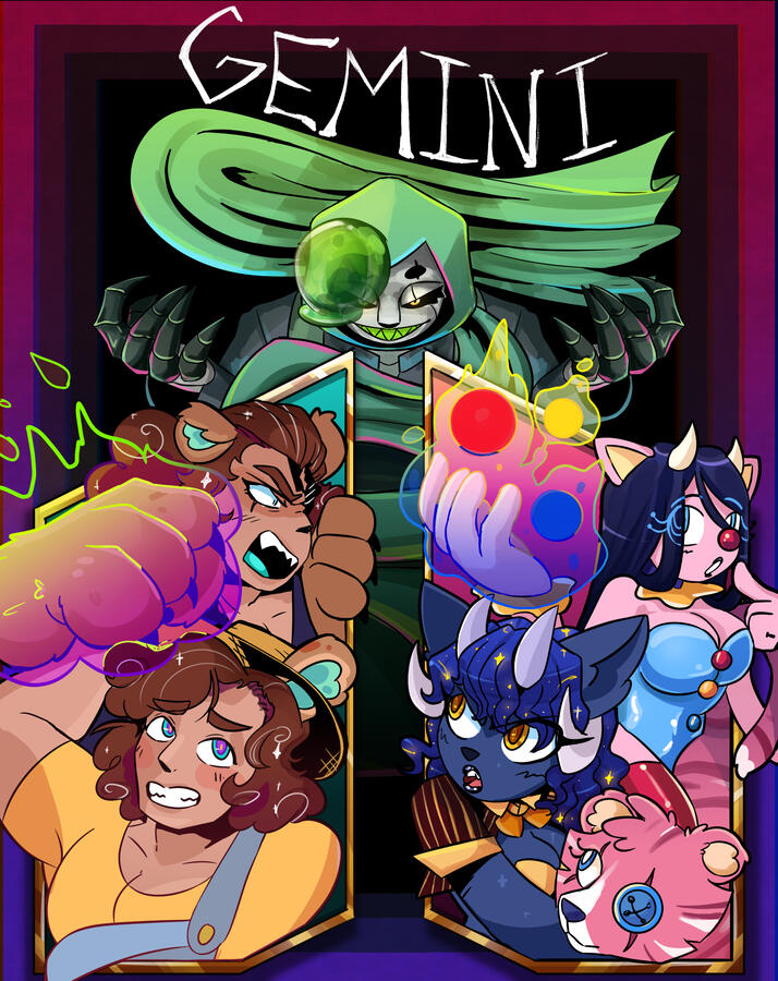 Stylized poster